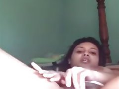 Indienne, Masturber, Fessée, Webcam